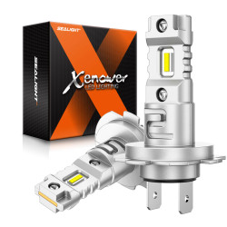 SEALIGHT® X5 H7 80W 6500K White IP68 LED Headlight Bulbs 2Pcs