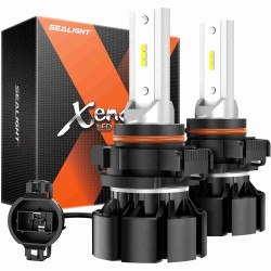 SEALIGHT® XF1 5202/5201 LED Fog Light Bulbs 6000K White 20W 6000LM IP67 2PCS