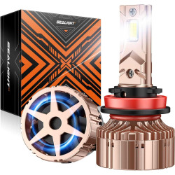 SEALIGHT® X6S H11/H9/H8/H16 90W 6000K White IP68 LED Headlight Bulbs 2Pcs