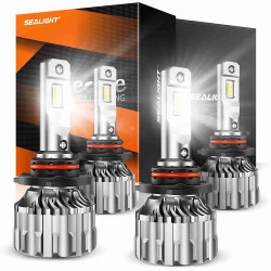 SEALIGHT® S6 9005/HB3 9006/HB4 160W 6500K White IP67 LED Headlight Bulbs 2 Pairs