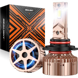 SEALIGHT® X6S 9012/HIR2 90W 6000K White IP68 LED Headlight Bulbs 2Pcs
