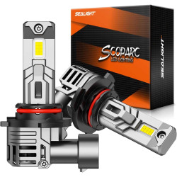 SEALIGHT® S1-Pro 9005/HB3 60W 6500K White IP68 LED Headlight Bulbs 2 Pcs