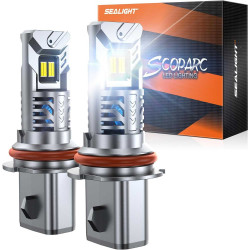 SEALIGHT® S2S 9007/HB5 70W 6500K White IP68 LED Headlight Bulbs 2Pcs