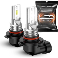 SEALIGHT® F2S H10/9145/9140 LED Fog Light Bulbs 6500K White 20W 6000LM IP68 2PCS