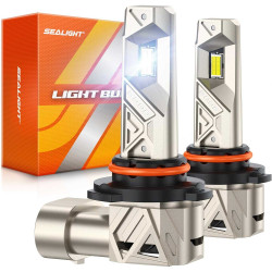SEALIGHT® S6 Pro 9006/HB4 120W 6500K White IP68 LED Headlight Bulbs 2 Pcs