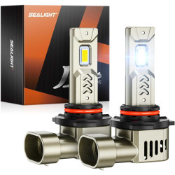 SEALIGHT® L2S 9005/HB3 90W 6500K White IP68 LED Headlight Bulbs 2Pcs
