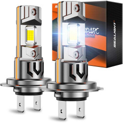 SEALIGHT® S7S H7 110W 6500K White IP68 LED Headlight Bulbs 2Pcs