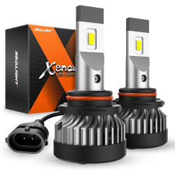 SEALIGHT XF2 9006/HB4 LED Fog Light Bulbs 6500K White 50W 10000LM IP67 2PCS