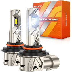 SEALIGHT® S6 Pro 9005/HB3 120W 6500K White IP68 LED Headlight Bulbs 2 Pcs
