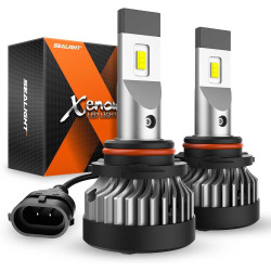 SEALIGHT XF2 9006/HB4 LED Fog Light Bulbs 6500K White 50W 10000LM IP67 2PCS