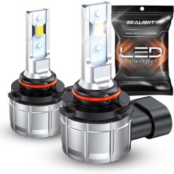 SEALIGHT® F4 H10/9145/9140 LED Fog Light Bulbs 6500K White 30W 9000LM IP68 2PCS
