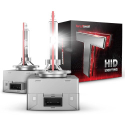 Torchbeam® D3S/D3R Super Bright 6000K Cool White 7600LM 70W Xenon HID Headlight Bulbs IP68 2Pcs