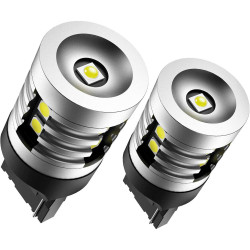 SEALIGHT® J1 7440/W21W/T20 LED Backup Reverse Light Brake Tail Light Turn Signal Light or DRL Bulbs  8W 2000LM 6000K White 2PCS