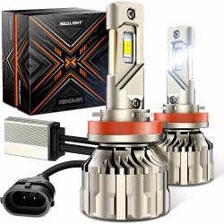SEALIGHT® X4 H11/H9/H8 110W 6500K White IP68 LED Headlight Bulbs 2Pcs