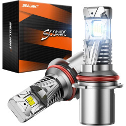 SEALIGHT® S7S 9004/HB1 130W 6500K White IP68 LED Headlight Bulbs 2Pcs