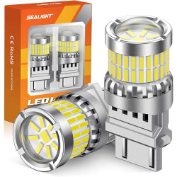 SEALIGHT® Photon 3157/3156/3057/T25 LED Backup Reverse Light Brake Tail Light Bulbs 13.2W 1425LM 6000K White 2PCS