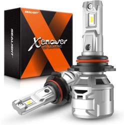 SEALIGHT® X5 9005/HB3 80W 6500K White IP68 LED Headlight Bulbs 2Pcs