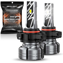 SEALIGHT® F1A 5202/5201 LED Fog Light Bulbs 6000K White 30W 10000LM IP68 2PCS