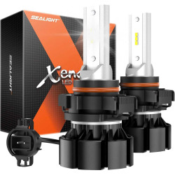 SEALIGHT® XF1 5202/5201 LED Fog Light Bulbs 6000K White 20W 6000LM IP67 2PCS