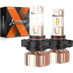 SEALIGHT® XF3A 5202/5201 LED Fog Light Bulbs 6500K White 30W 10000LM IP68 2PCS
