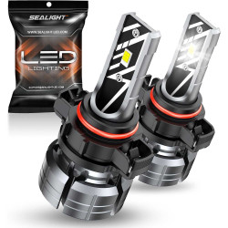 SEALIGHT® F1A 5202/5201 LED Fog Light Bulbs 6000K White 30W 10000LM IP68 2PCS