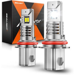 SEALIGHT® X1S 9007/HB5 80W 6500K White IP68 LED Headlight Bulbs 2Pcs