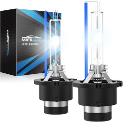 Marsauto® D4S/D4R 8000K Ice Blue 35W Xenon HID Headlight Bulbs IP68 2Pcs