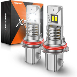 SEALIGHT® X1S 9004/HB1 80W 6500K White IP68 LED Headlight Bulbs 2Pcs