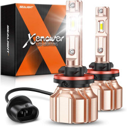 SEALIGHT® XF3A 880/885 LED Fog Light Bulbs 6500K White 30W 10000LM IP68 2PCS