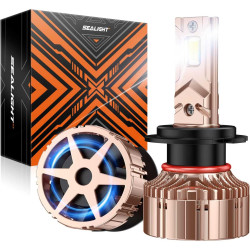 SEALIGHT® X6S H7 90W 6000K White IP68 LED Headlight Bulbs 2Pcs