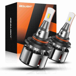 SEALIGHT® L2 9006/HB4 60W 6000K White IP67 LED Headlight Bulbs 2Pcs