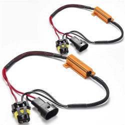 SEALIGHT® 9005 9006 9012 HB3 LED Bulbs Canbus Decoders/ Resistor Anti Flicker Harness Resistor Kit