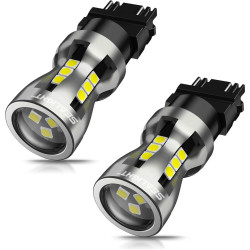 SEALIGHT® L2 3157/3156/3057/T25 LED Backup Reverse Light Brake Tail Light Bulbs 9W 1500LM 6000K White 2PCS