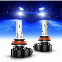 SEALIGHT® XF1 H11/H16/H8/H9 LED Fog Light Bulbs 8000K Blue 20W 6000LM IP67 2PCS